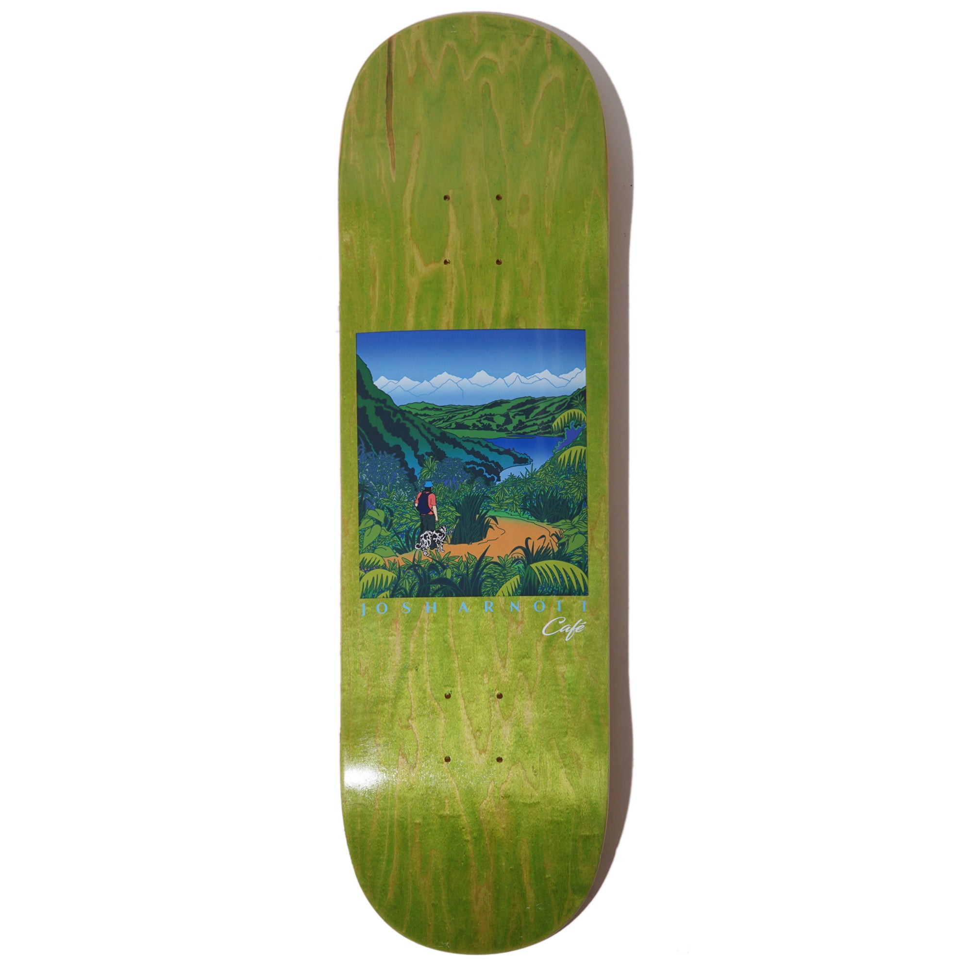 8.7 Josh Arnott Mountains C2 Shape Deck Green – Skateboard Cafe