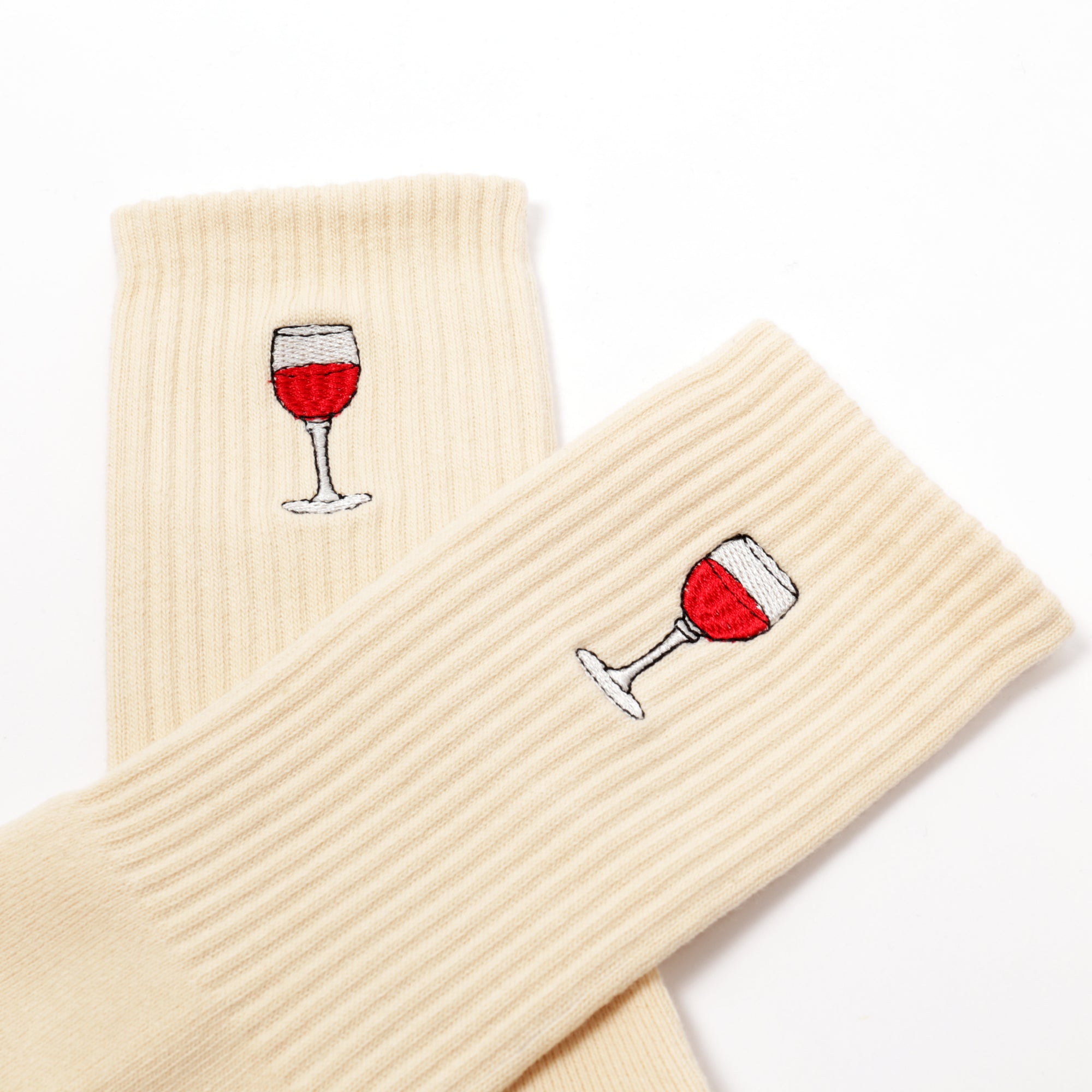 Vino Socks Cream