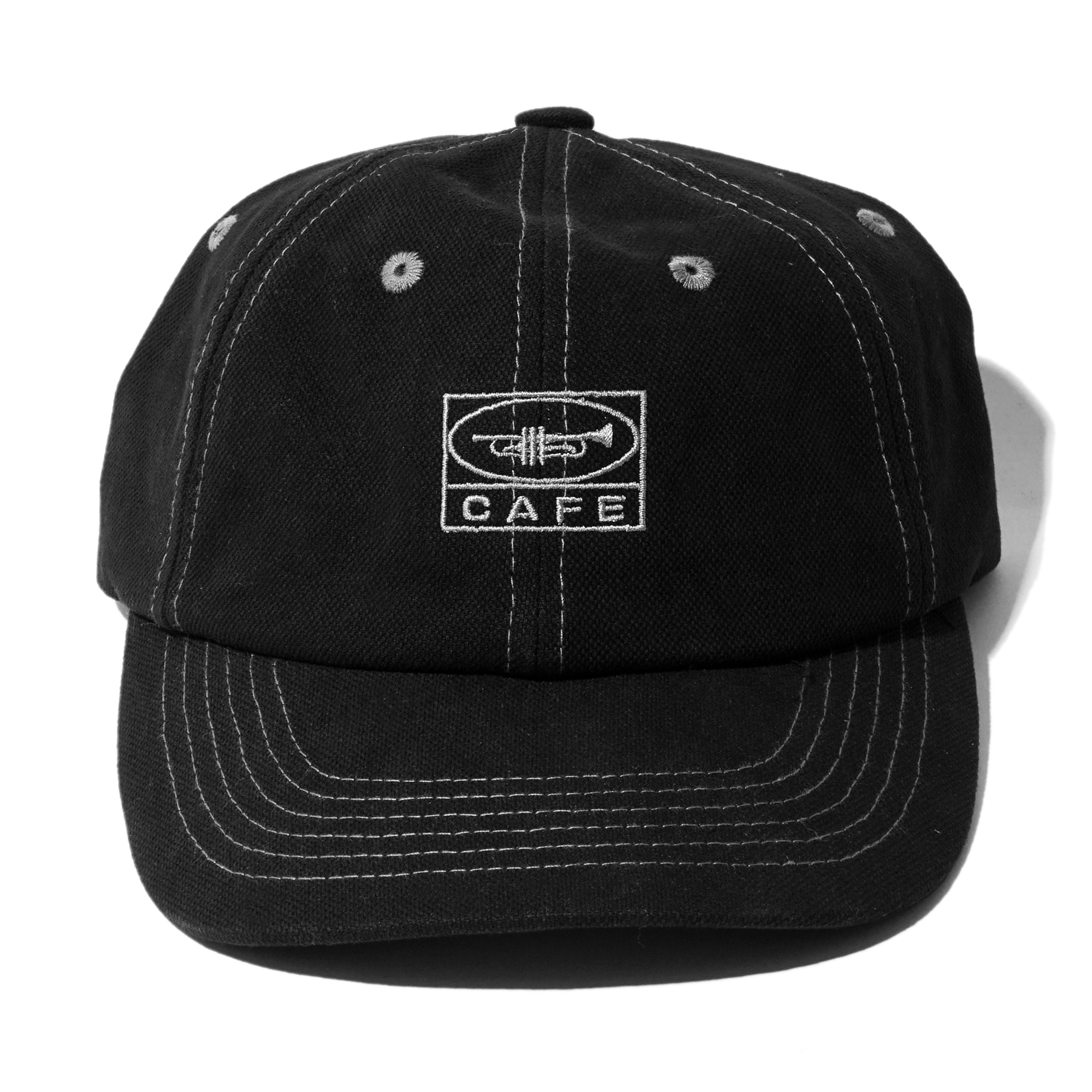 45 6 Panel Cap Black
