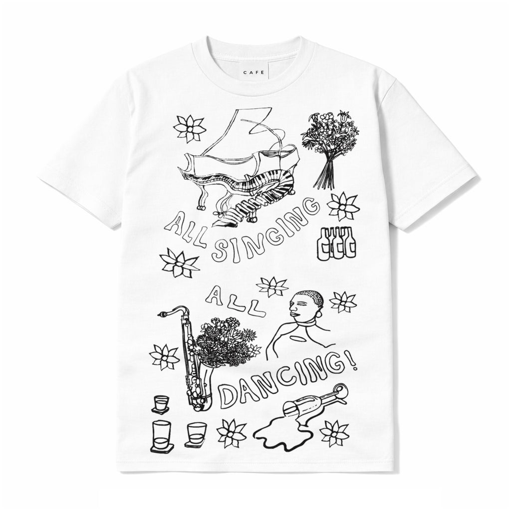 Gaurab Sketches T-Shirt White