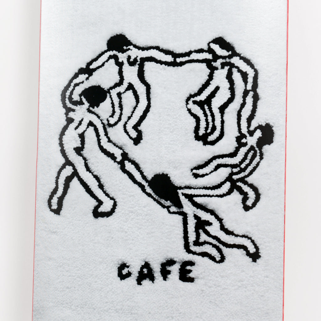 Dance Circle by April Rugs Deck (White)