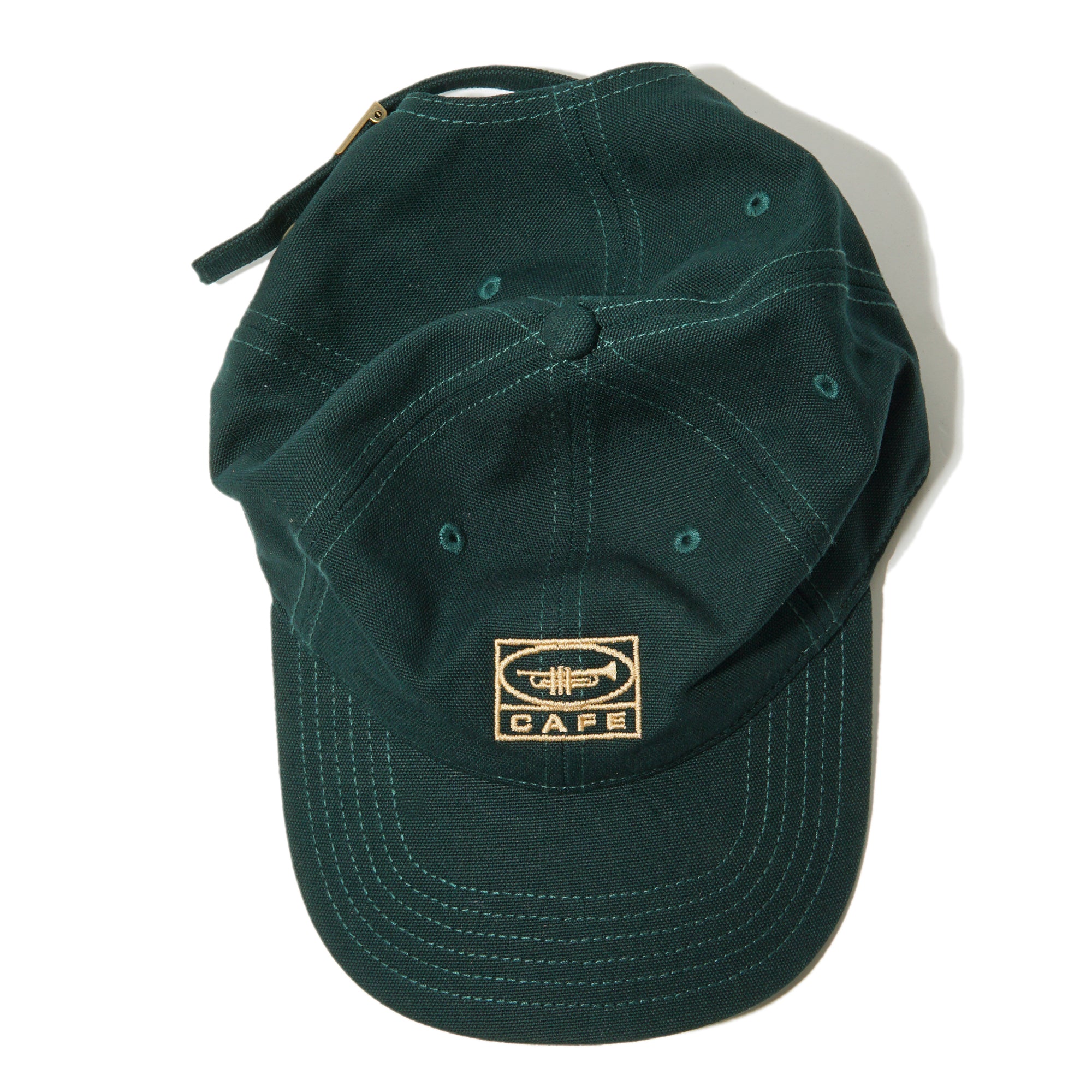 45 6 Panel Cap Forest Green / Gold