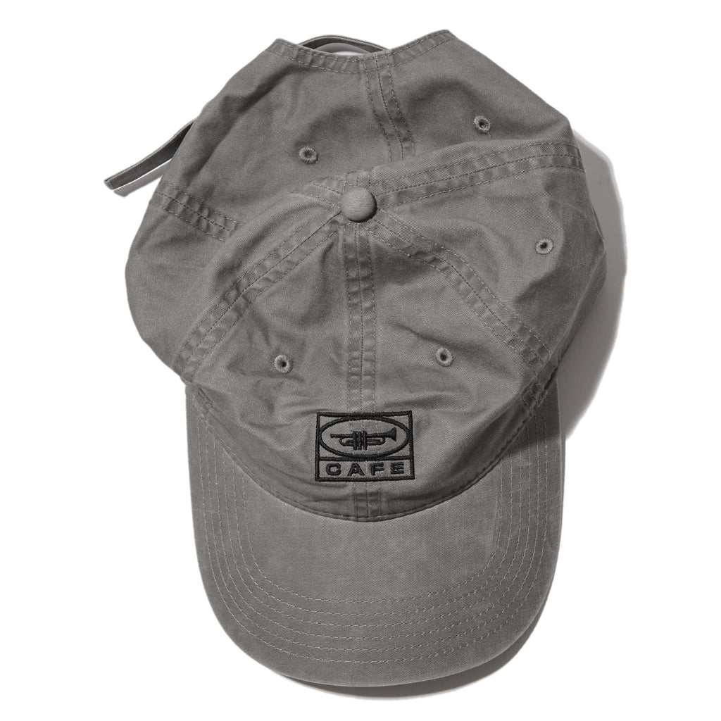45 6 Panel Cap Washed Black / Black