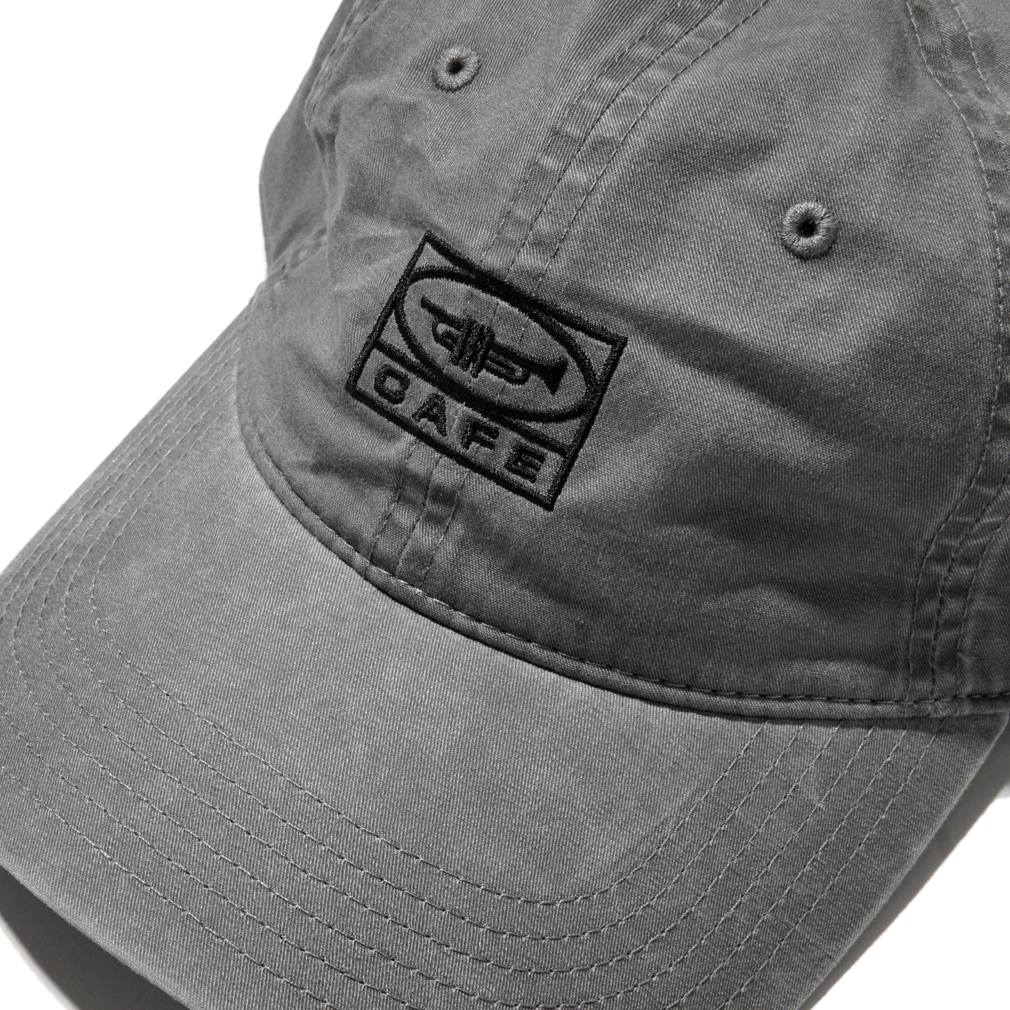 45 6 Panel Cap Washed Black / Black
