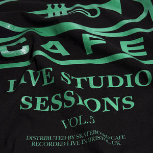 45 Tee Black / Forest Green