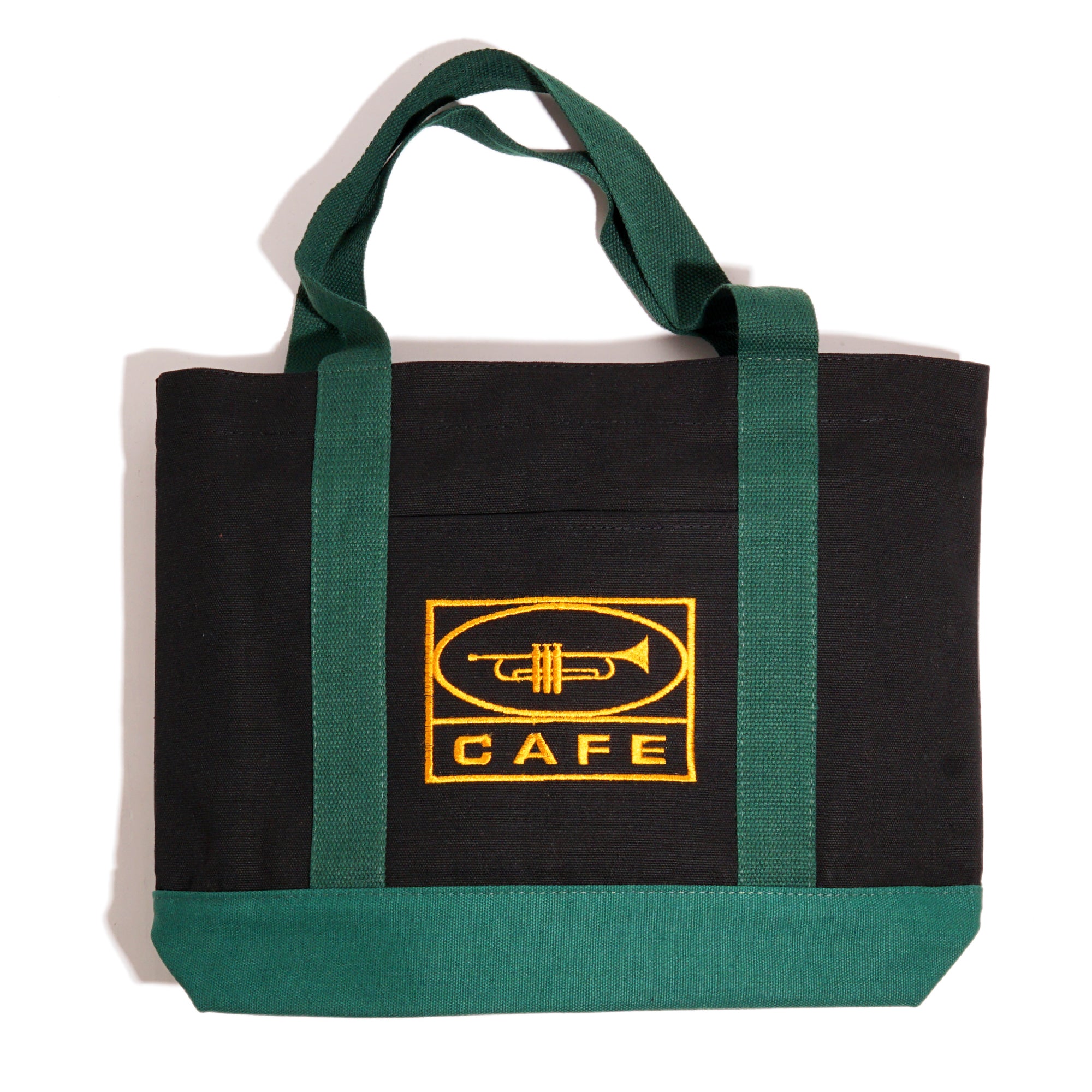 45 Tote Bag Black / Forest Green