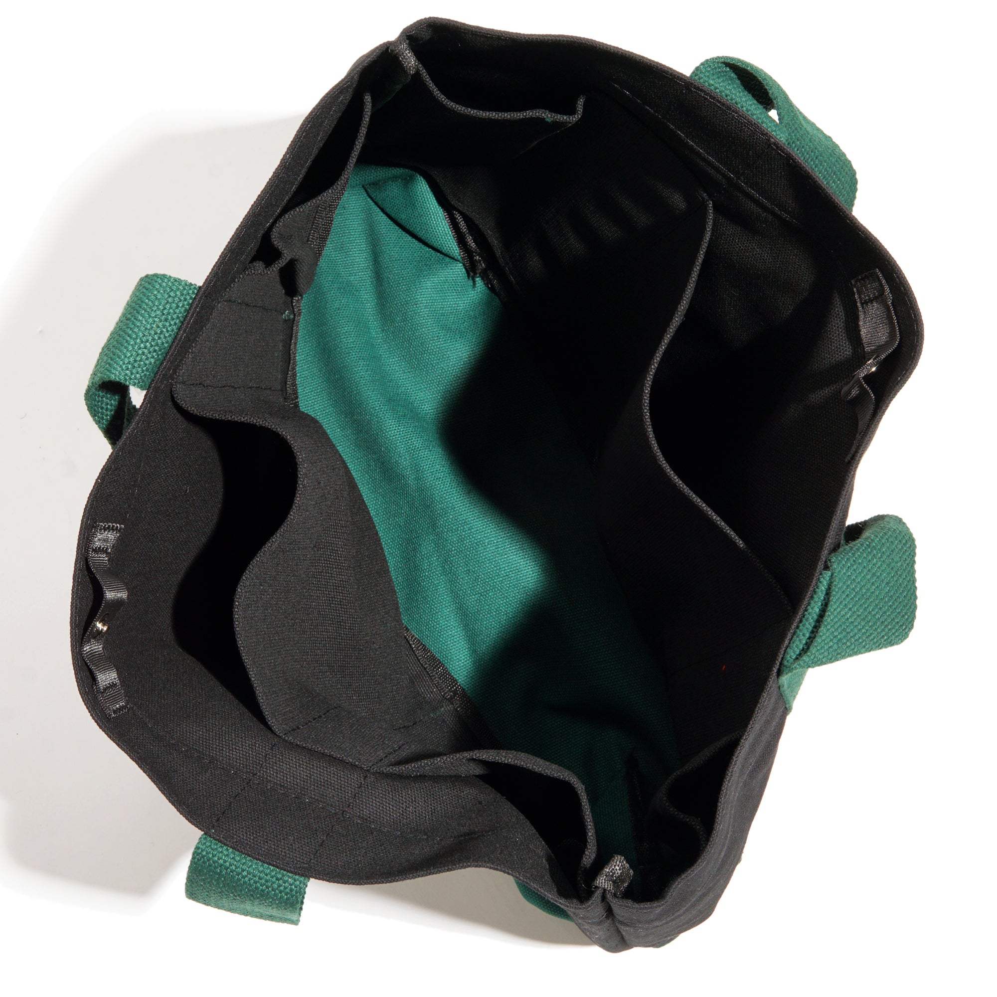 45 Tote Bag Black / Forest Green
