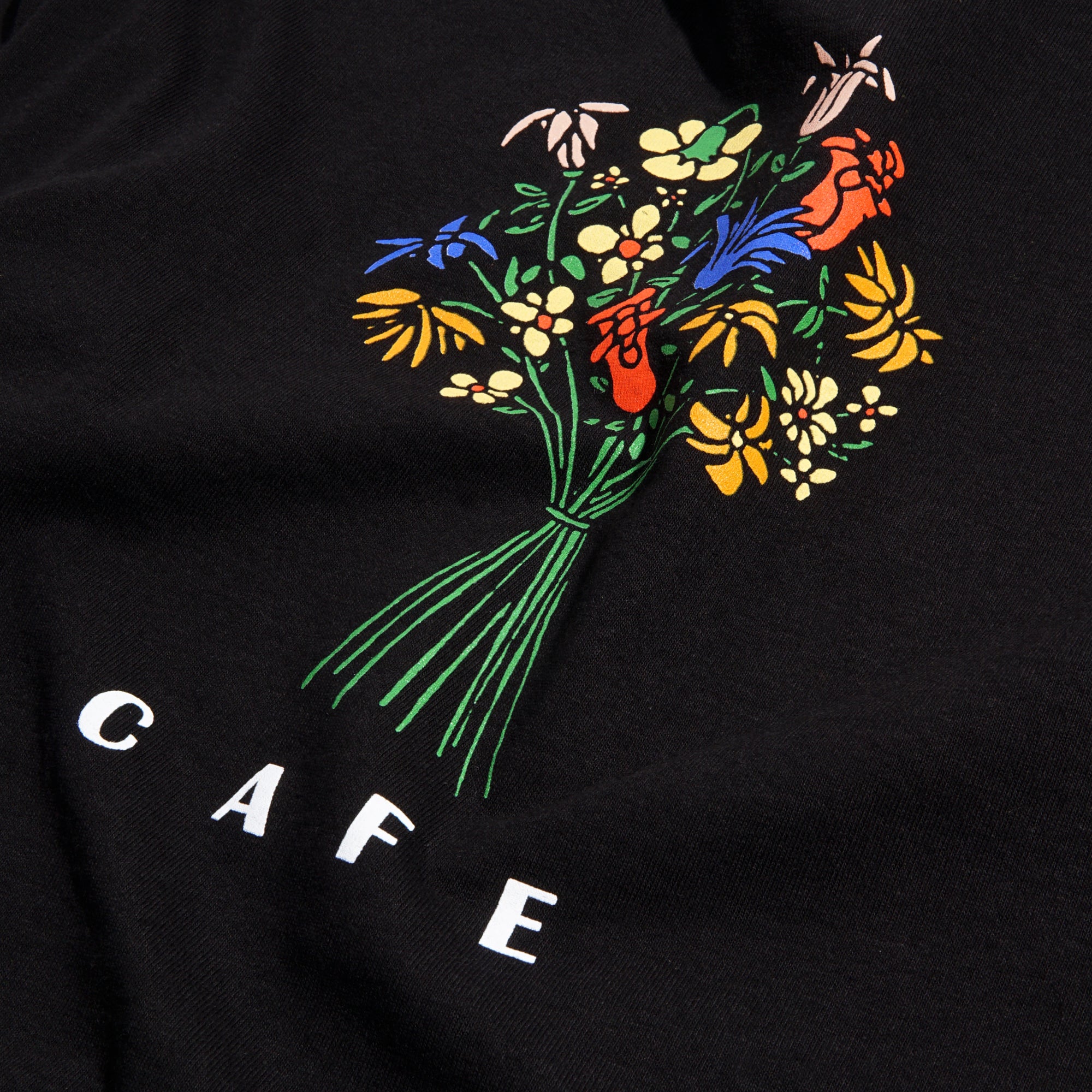 Bouquet Tee Black