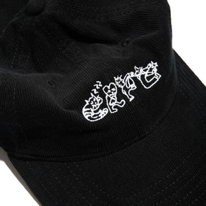 Buddy 6 Panel Cap Black