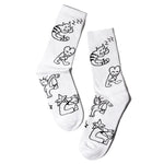 Buddy Socks White