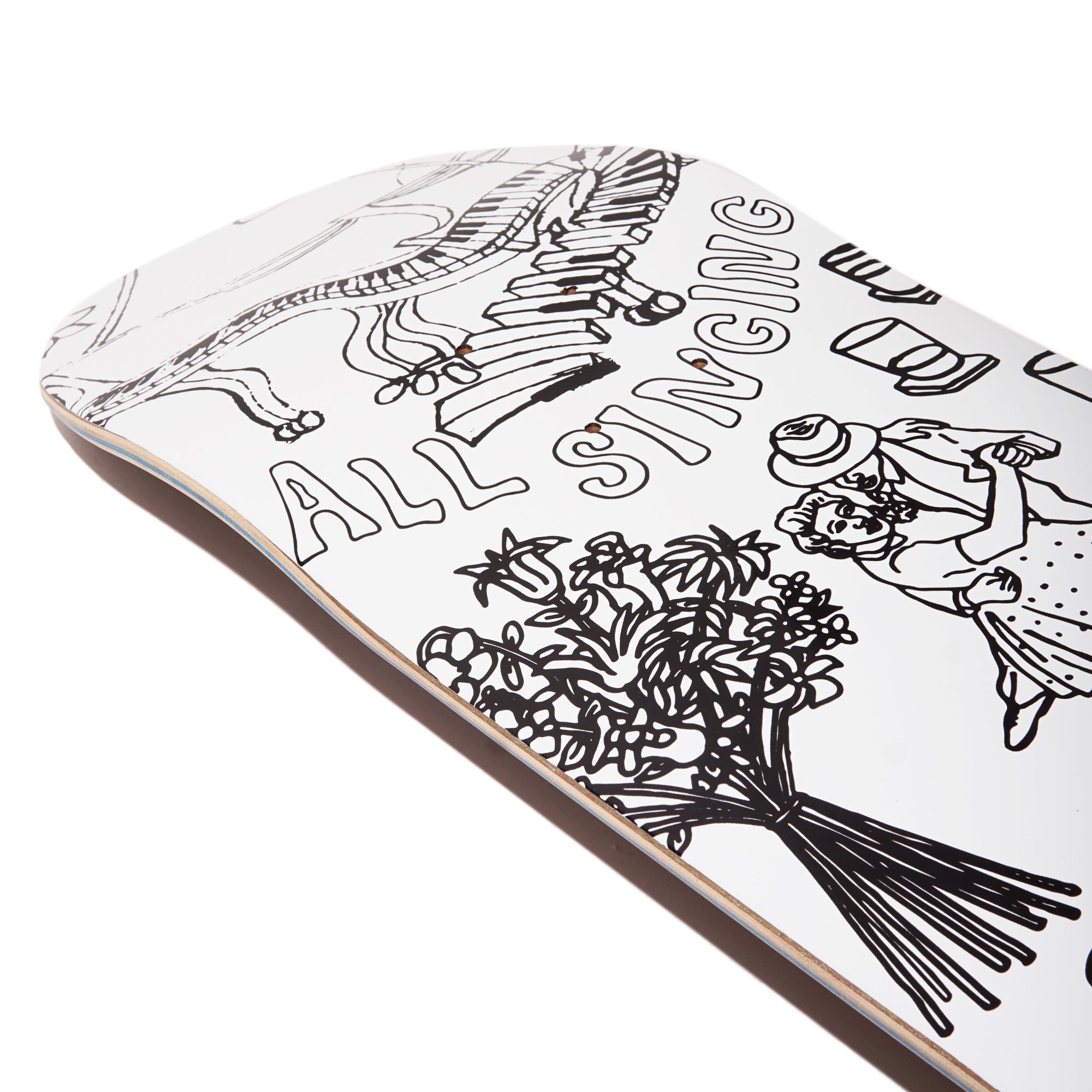 8.125 Gaurab Sketches Deck C2 Shape White