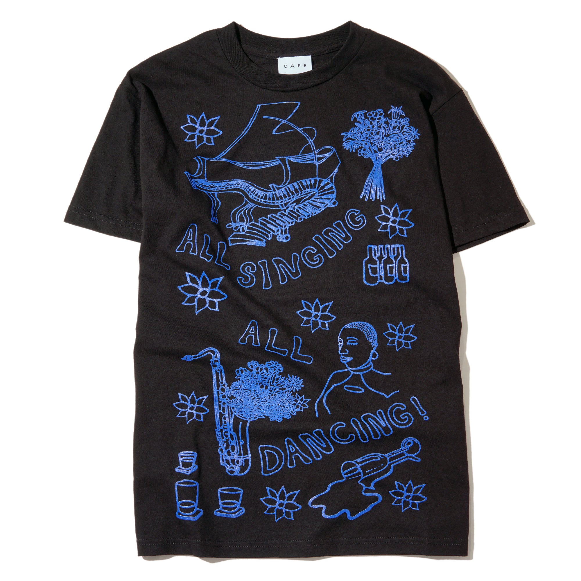 Gaurab Sketches T-Shirt Black