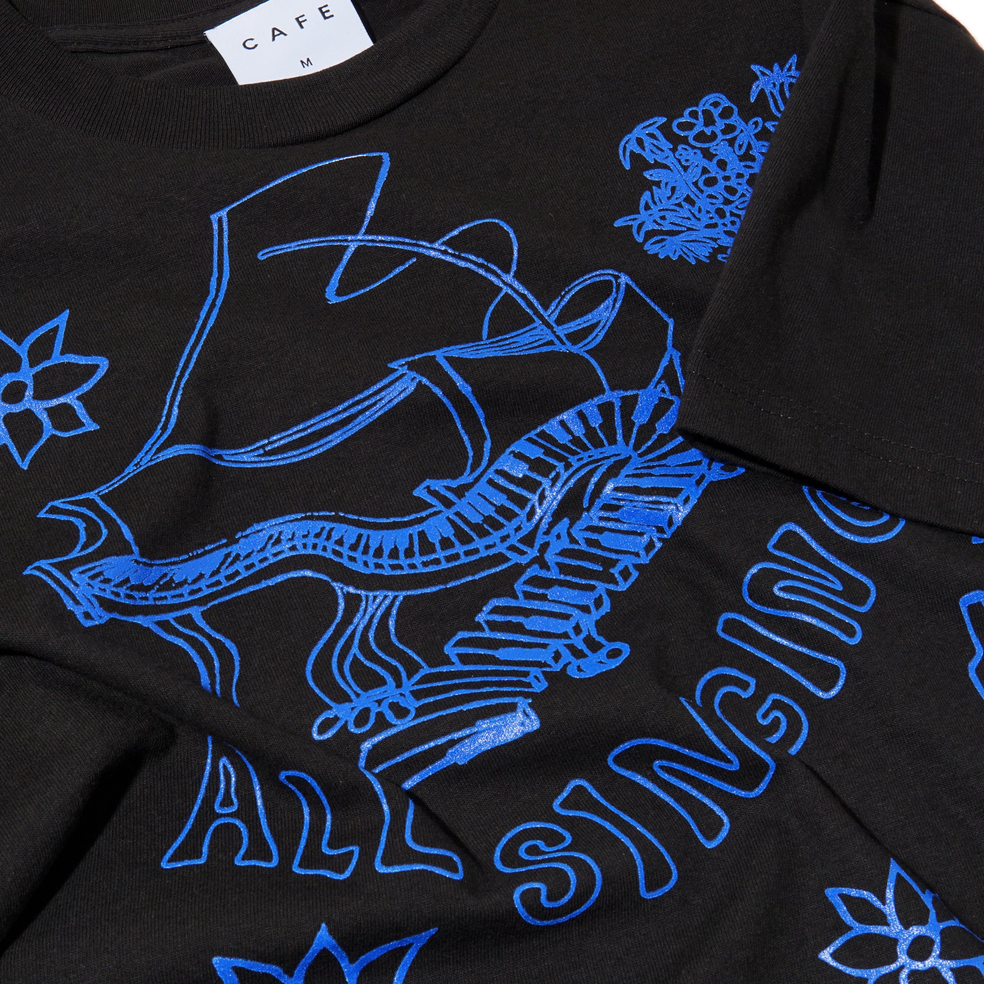 Gaurab Sketches T-Shirt Black