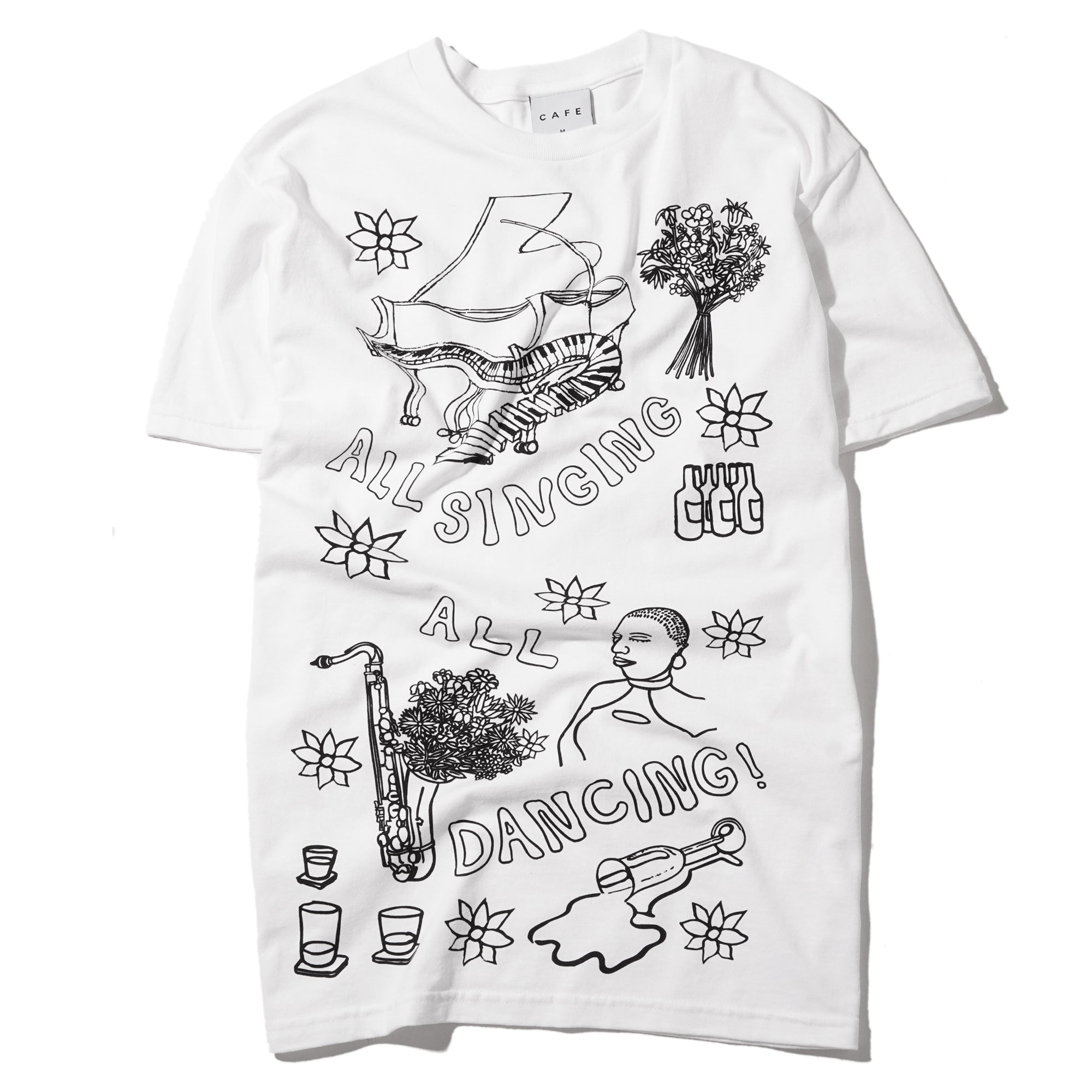Gaurab Sketches T-Shirt White