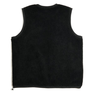 Sherpa Fleece Vest Black