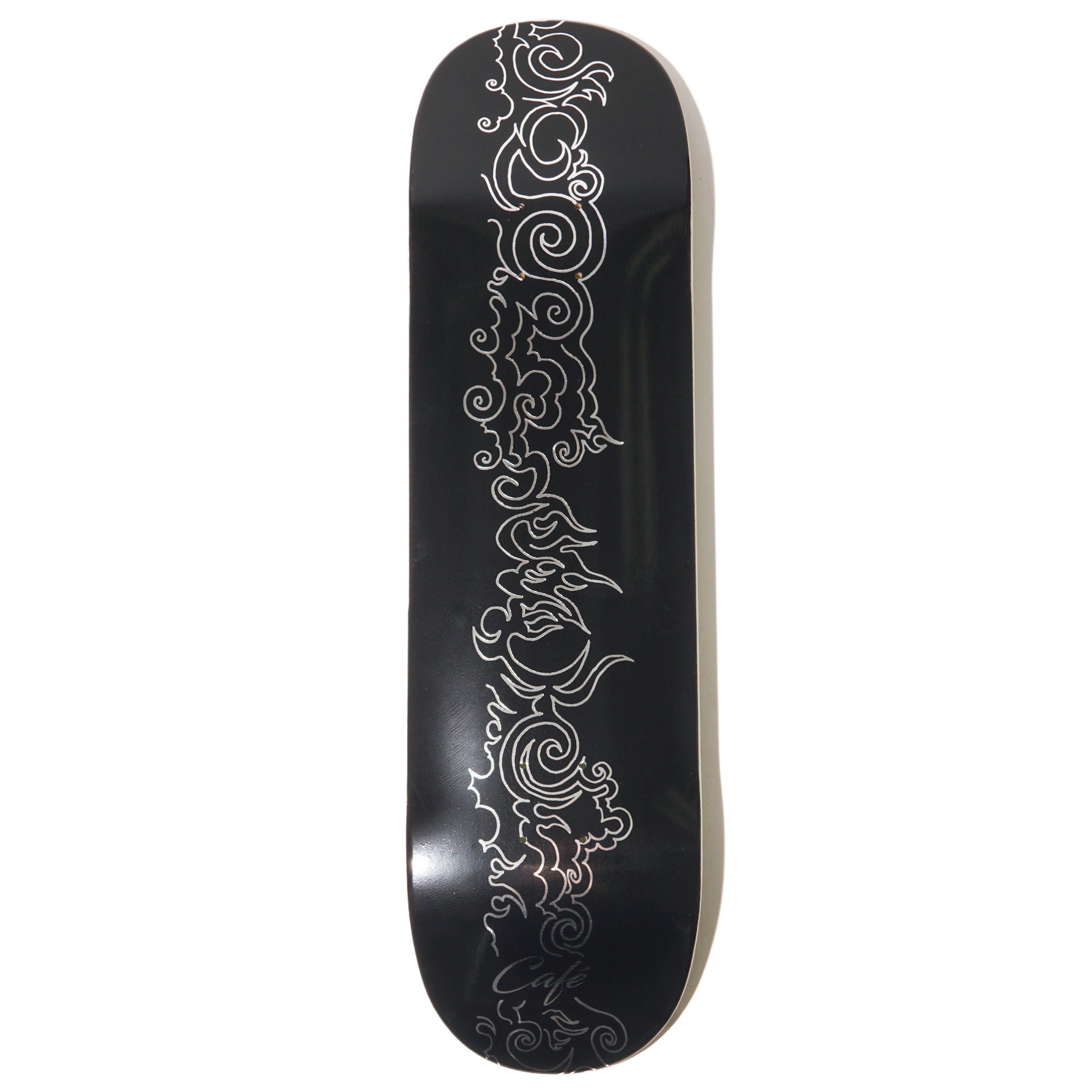 8.125 Clouds C2 Shape Deck Black / Silver Foil