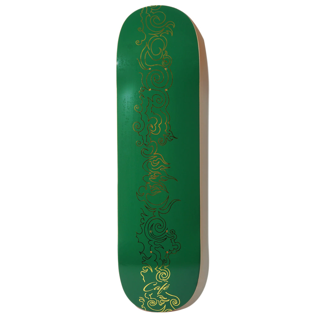 8.375 Clouds C2 Shape Deck Forest Green / Gold Foil