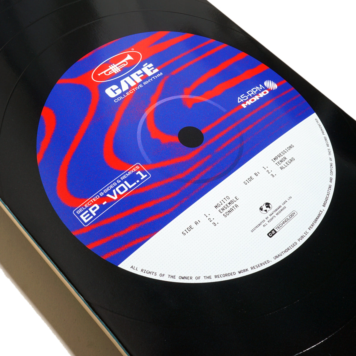 Collective Rhythm Deck Blue C2 Shape (8.25")