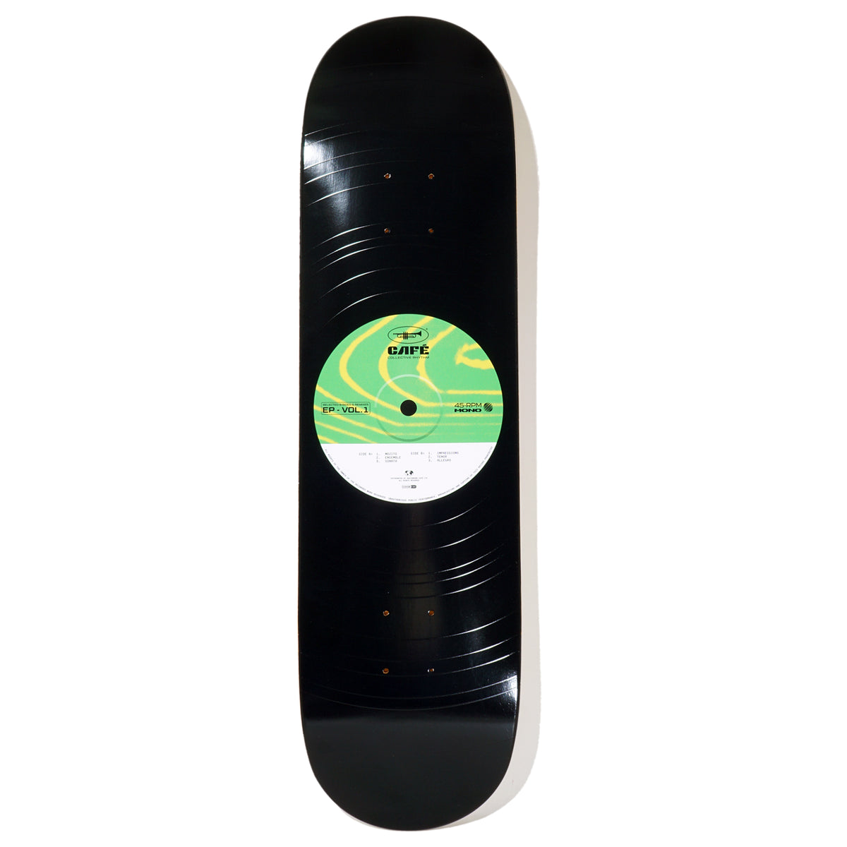 Collective Rhythm Deck Green Classic Shape (8.25")
