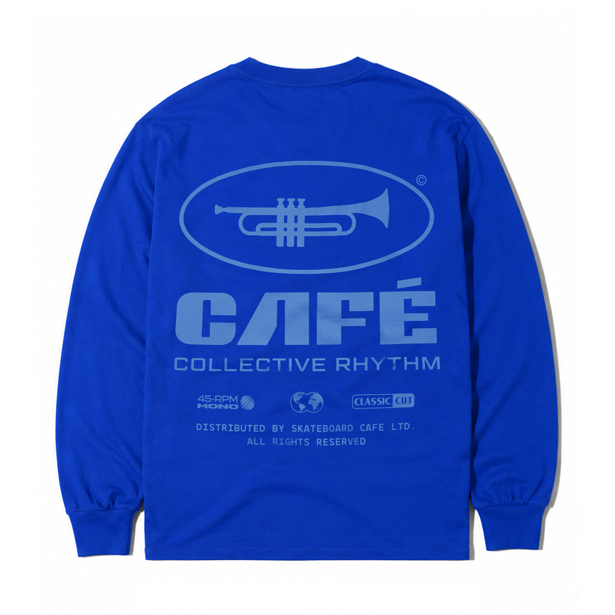 Collective Rhythm Long-Sleeve T-Shirt Royal Blue
