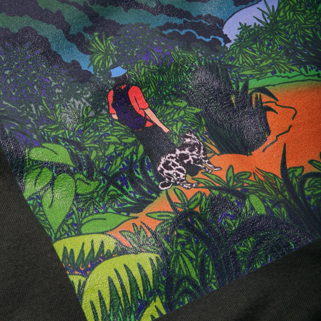 Mountains T-Shirt Forest Green