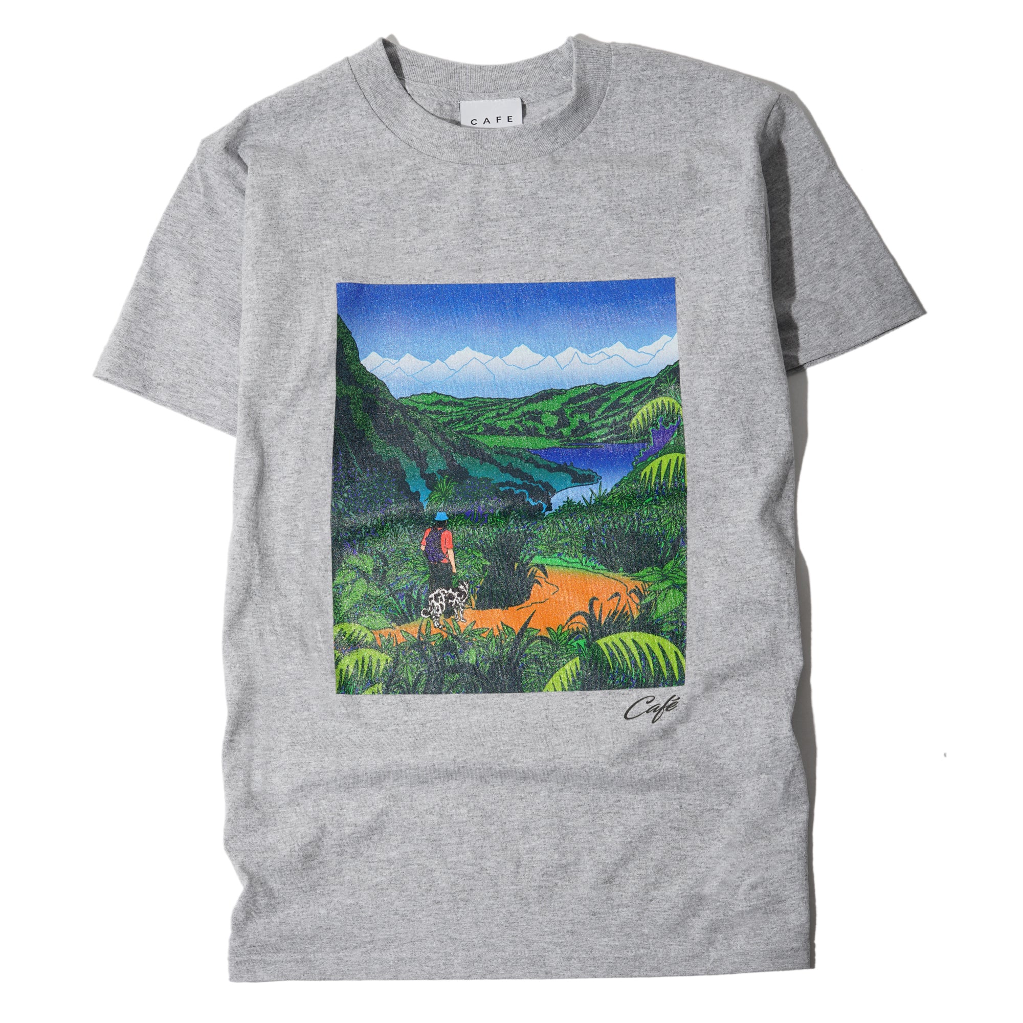 Mountains T-Shirt Heather Grey