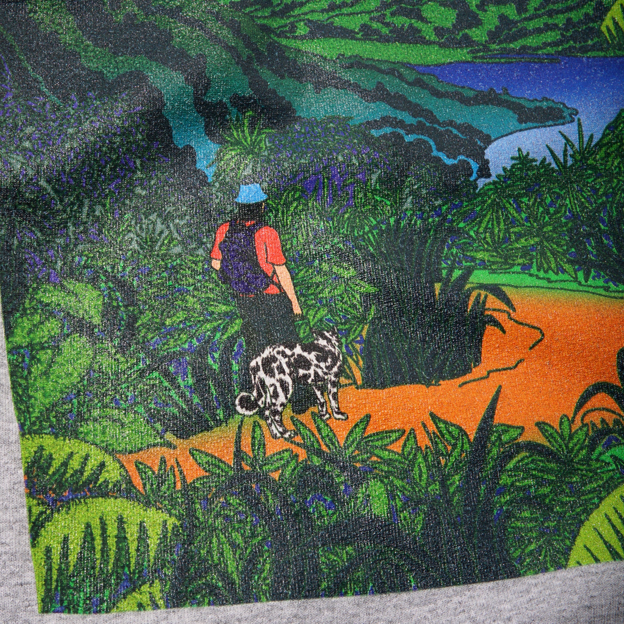 Mountains T-Shirt Heather Grey