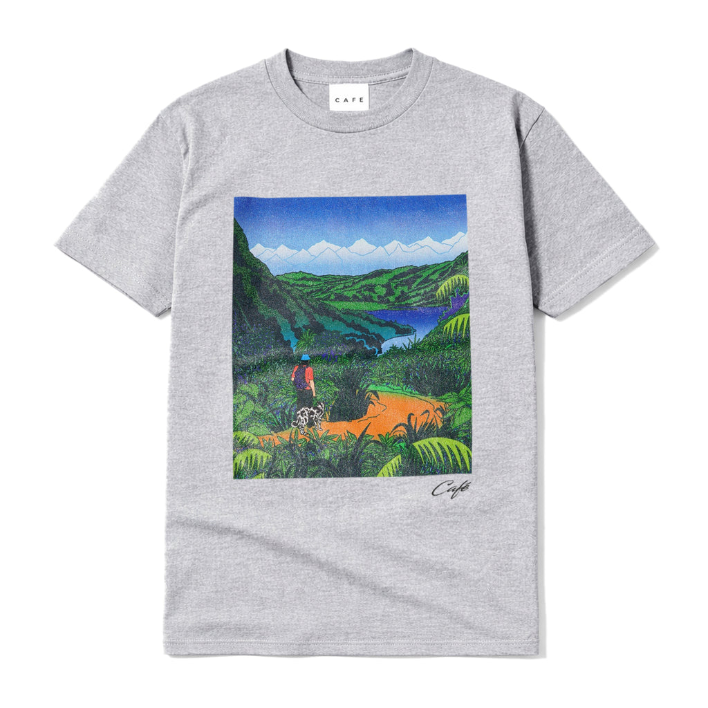 Mountains T-Shirt Heather Grey