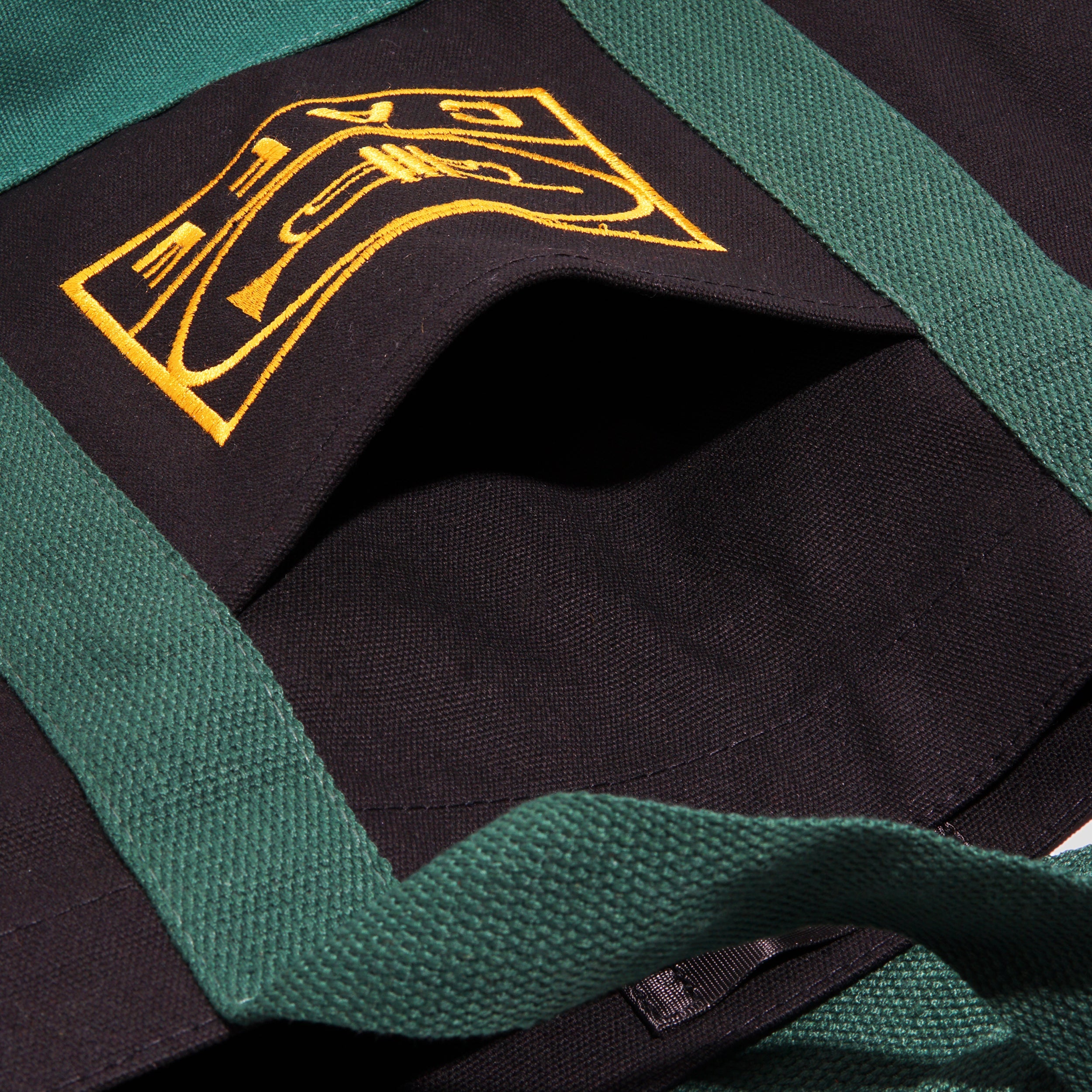 45 Tote Bag Black / Forest Green