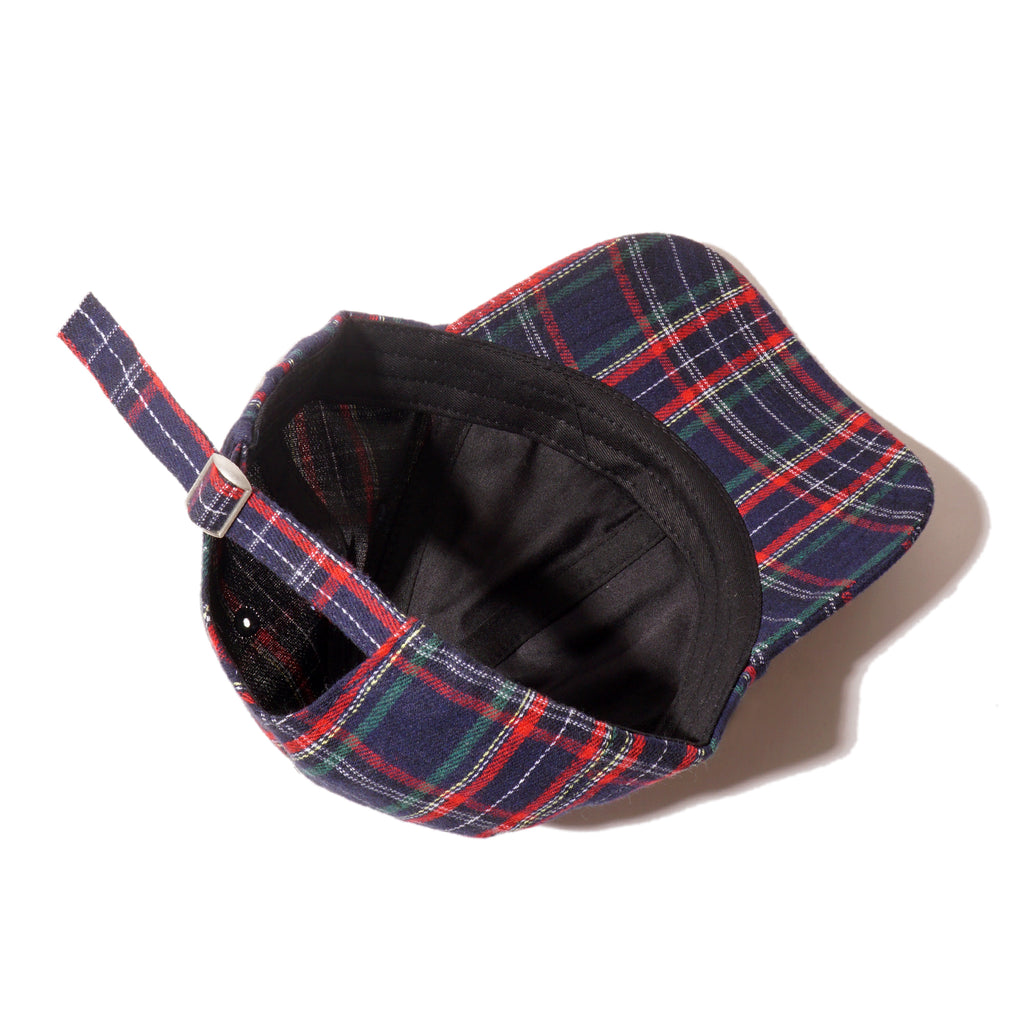 Tartan 6 Panel Navy