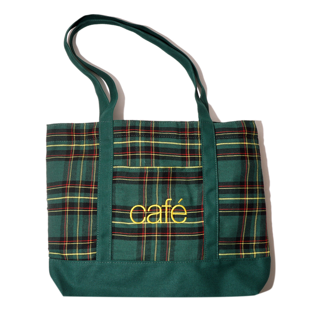 Tartan Tote Bag Green