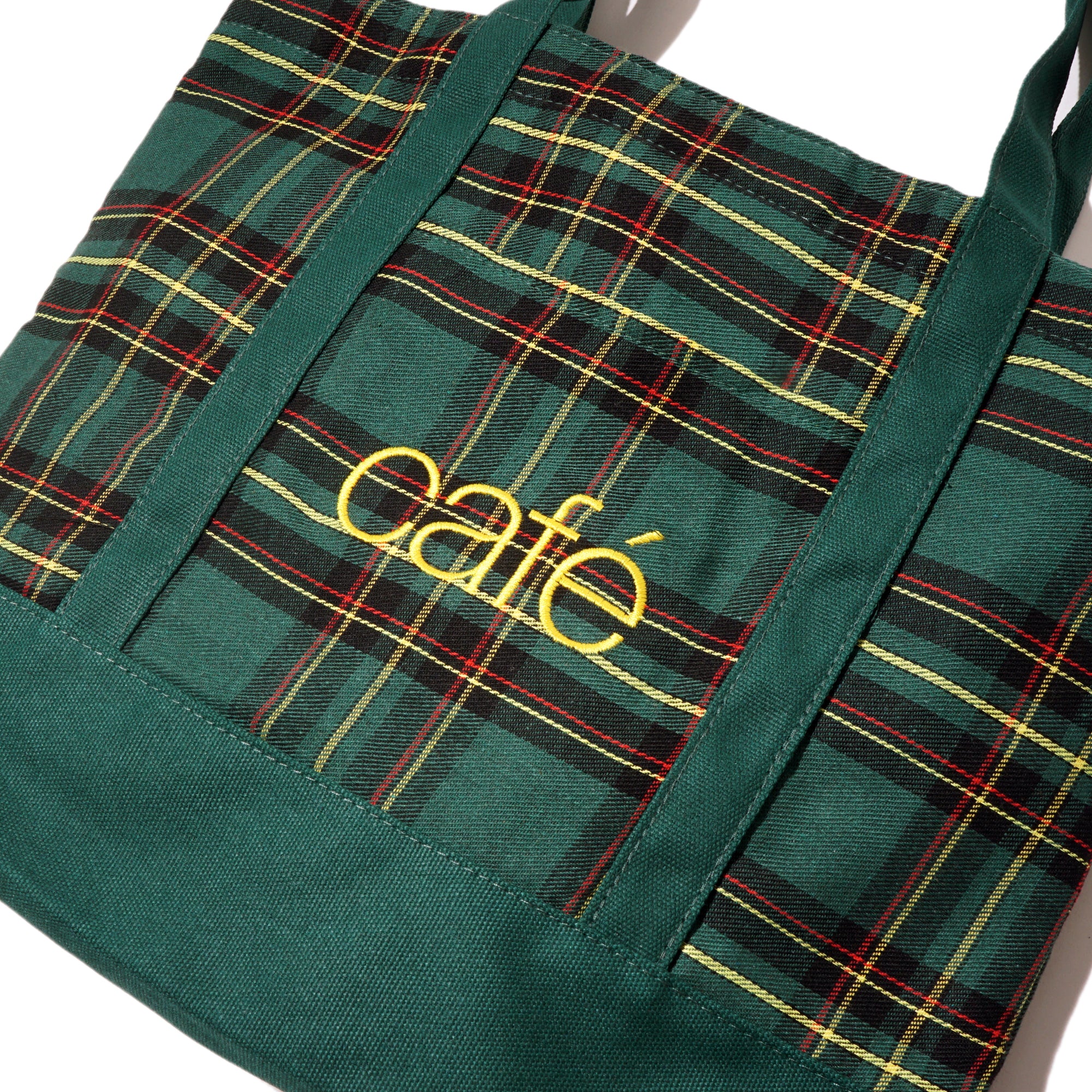 Tartan Tote Bag Green