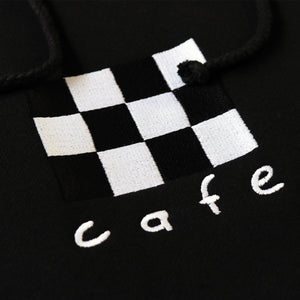 Checkerboard Hood - Black