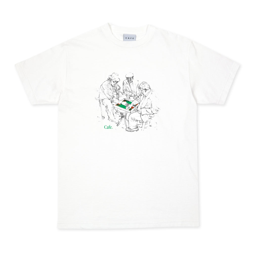 Backgammon Tee White