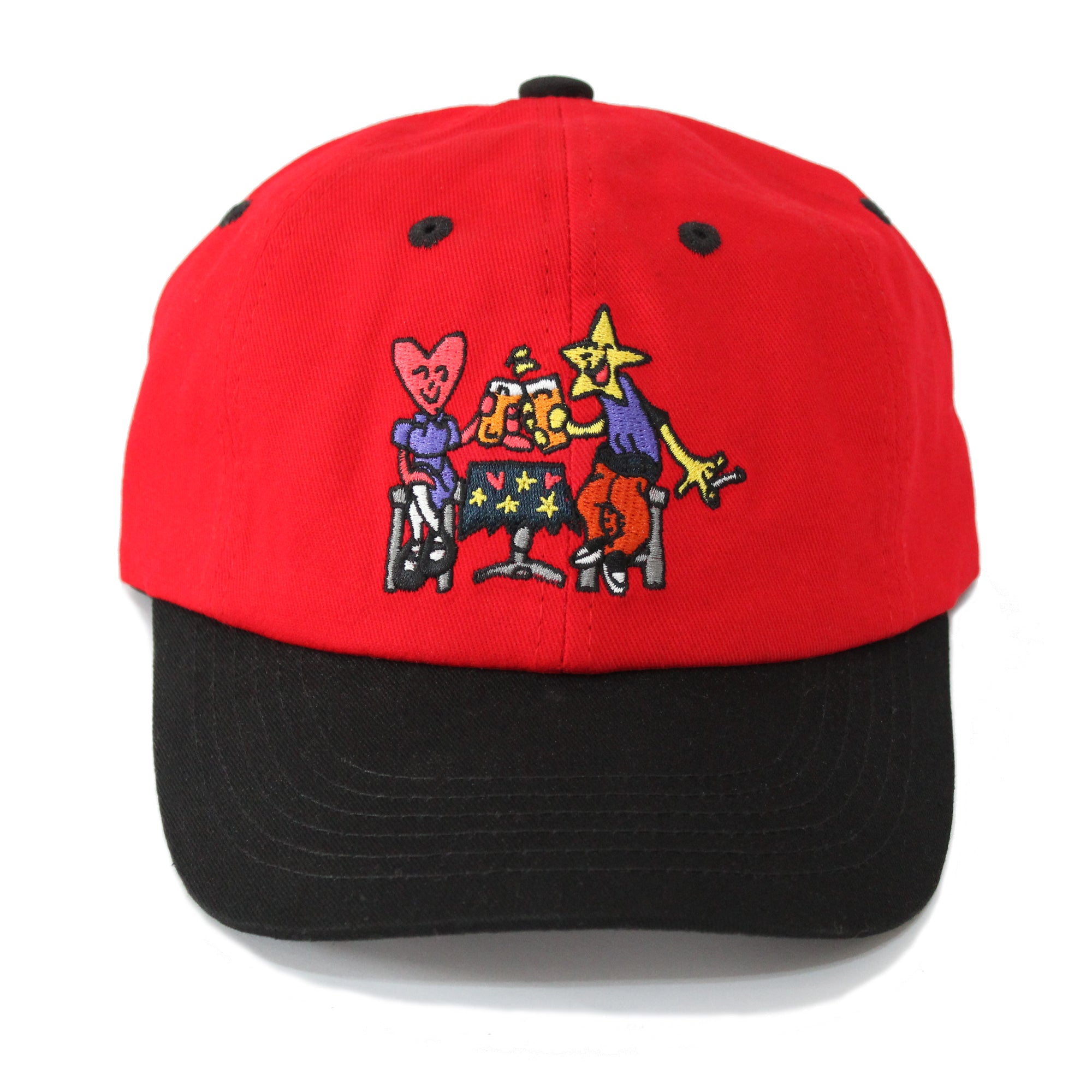 Cheers 6 Panel Cap Red/Black