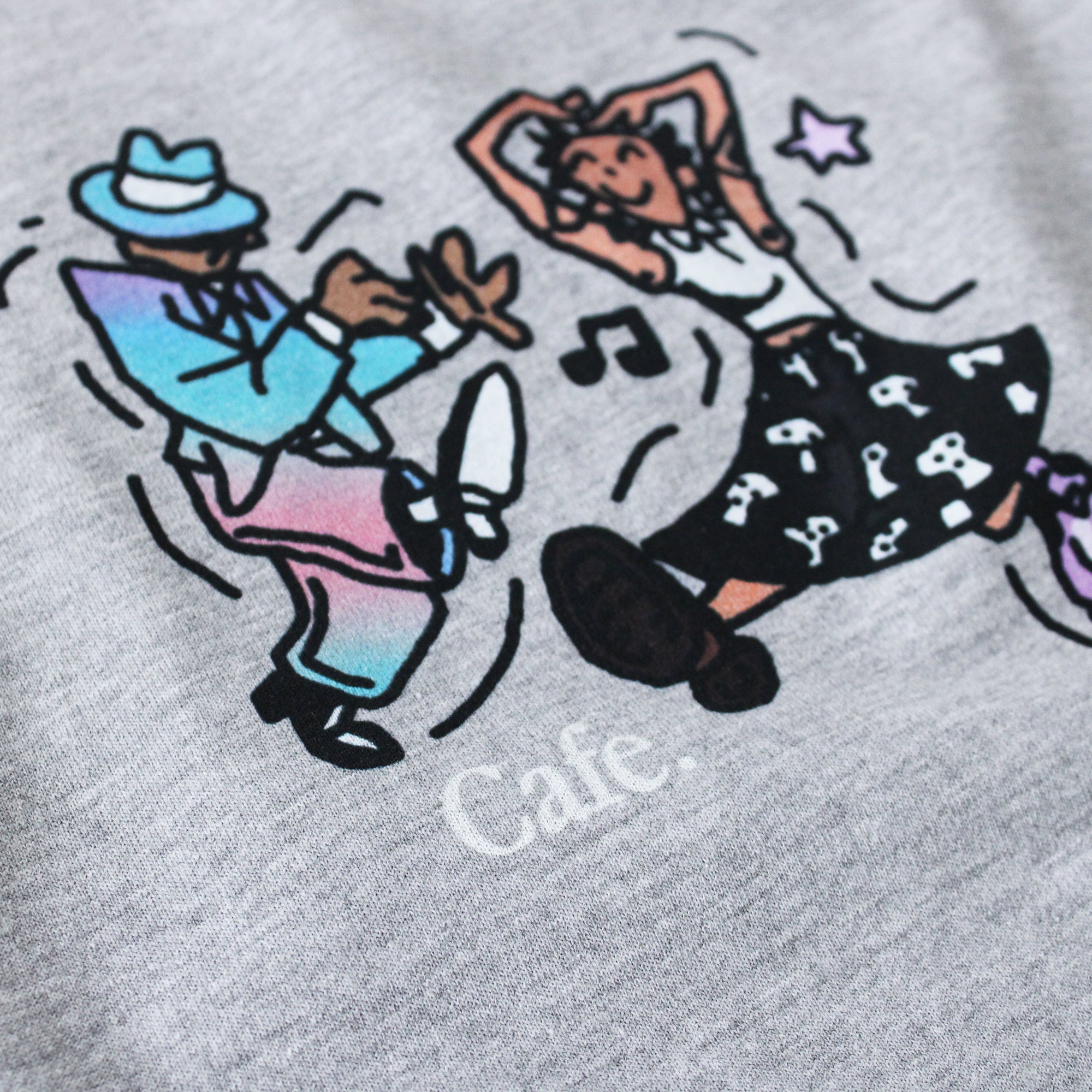 Dancing Tee Heather Grey