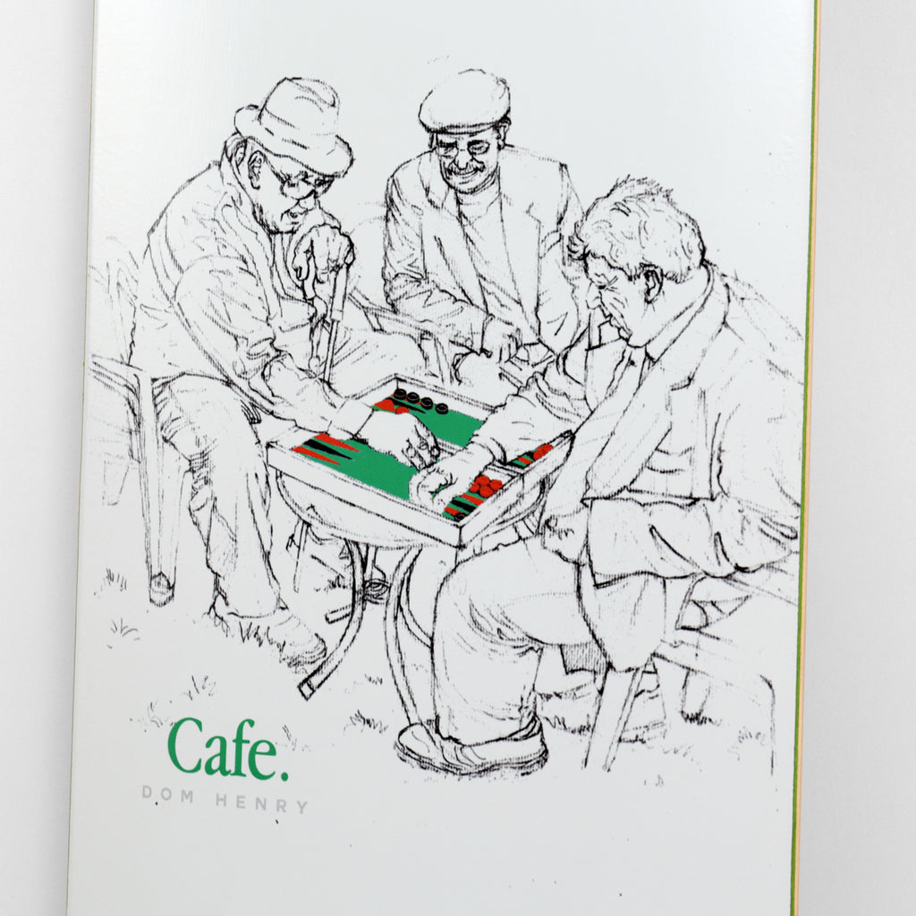 Dom Henry Backgammon Deck White