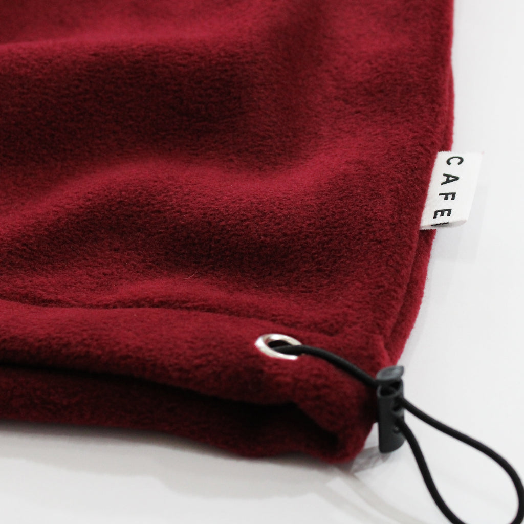 Fleece Vest (Burgundy/Black)