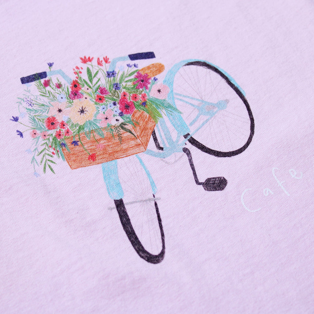 Flower Basket Tee Light Pink