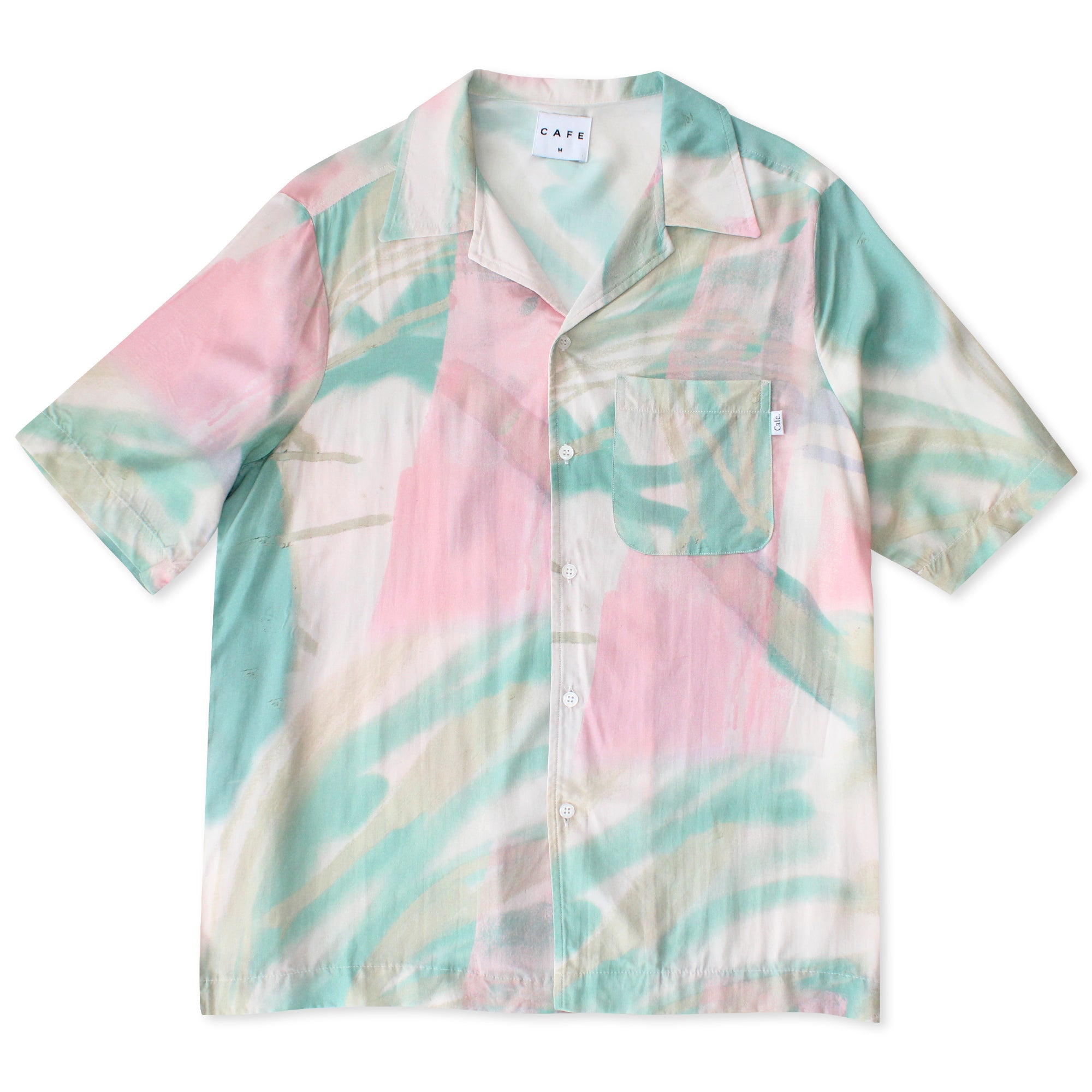 JLH Button Up Shirt (Cream/Green)