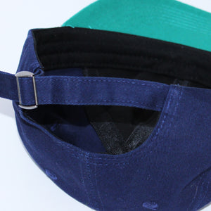 JLH Embroidered 6 Panel Cap (Navy/Green)