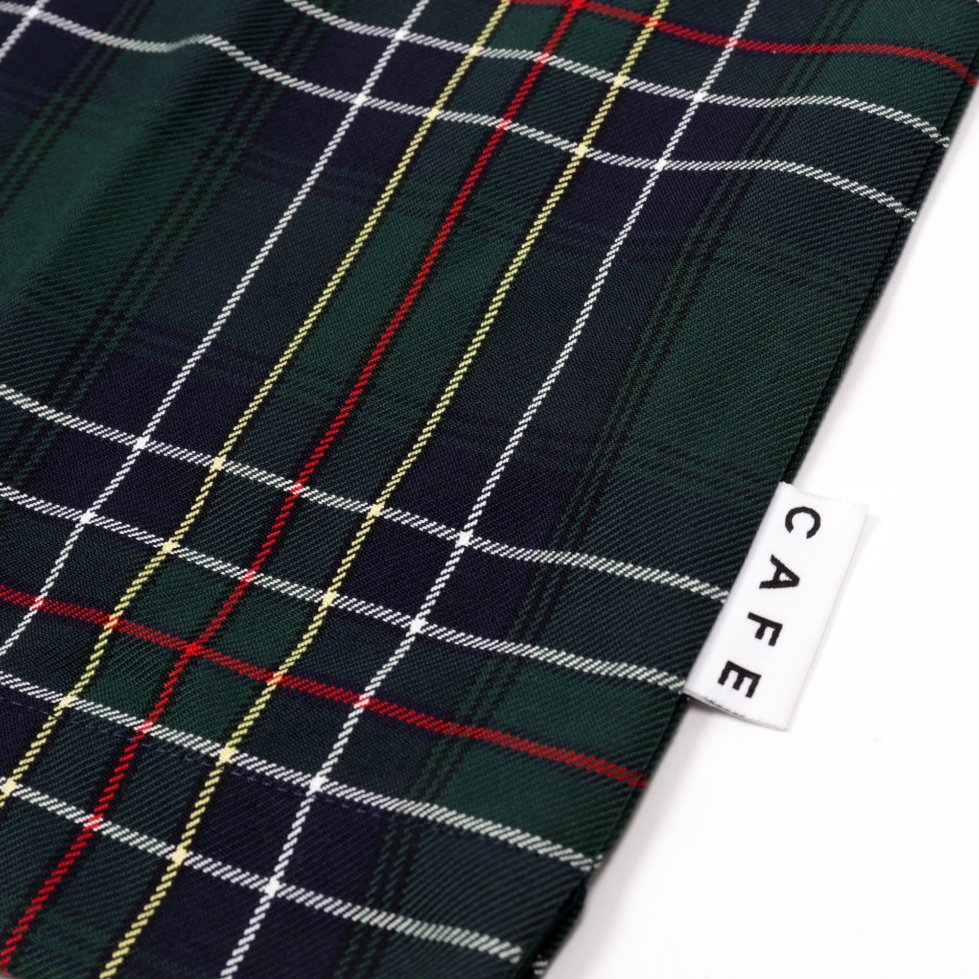 Ogilvie Hunting Tartan Full Zip Shirt Green/Navy