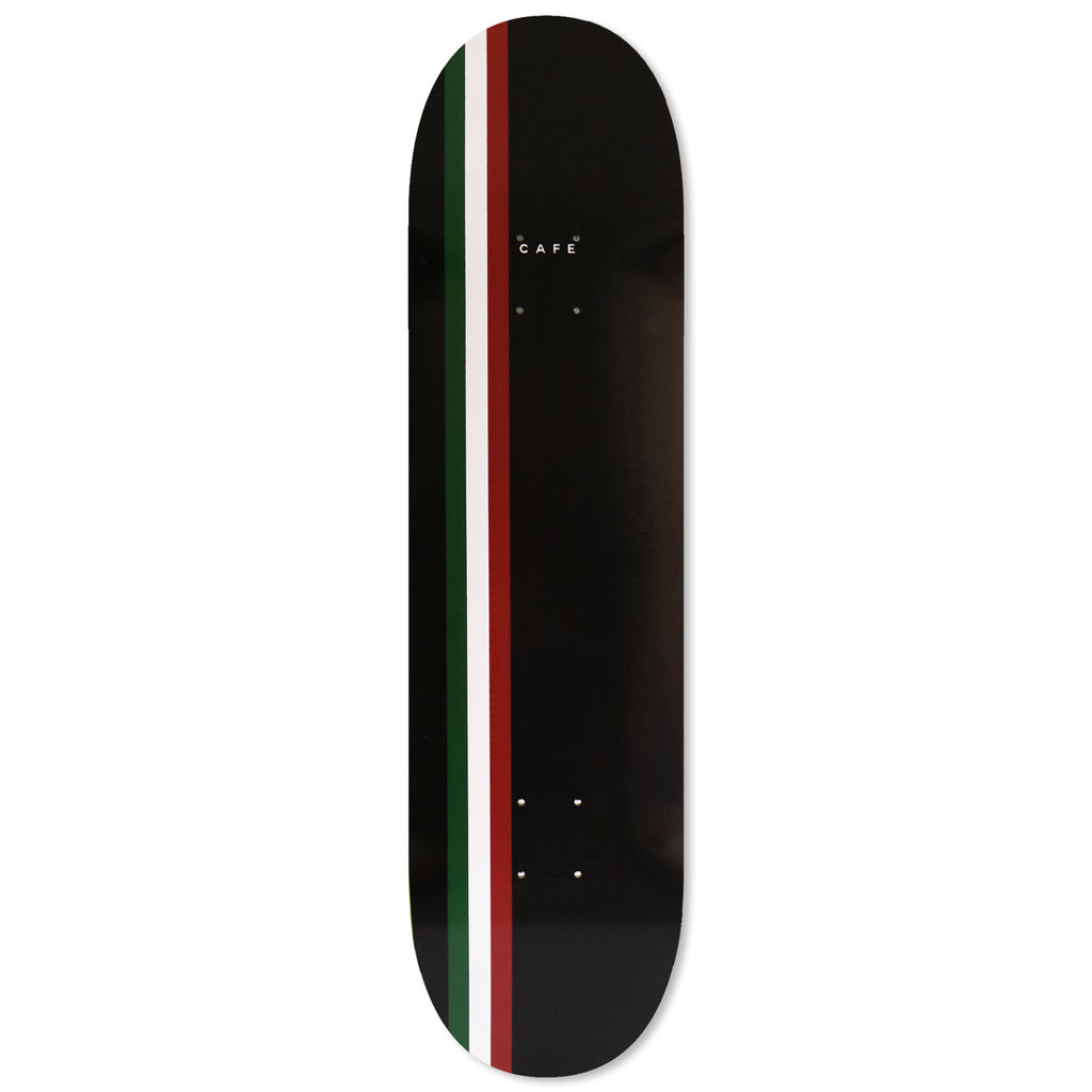 Stripe Deck - Black/Burgundy/White/Forest