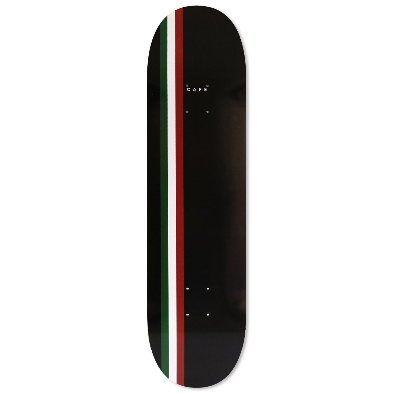 Stripe Deck - Black/Burgundy/White/Forest