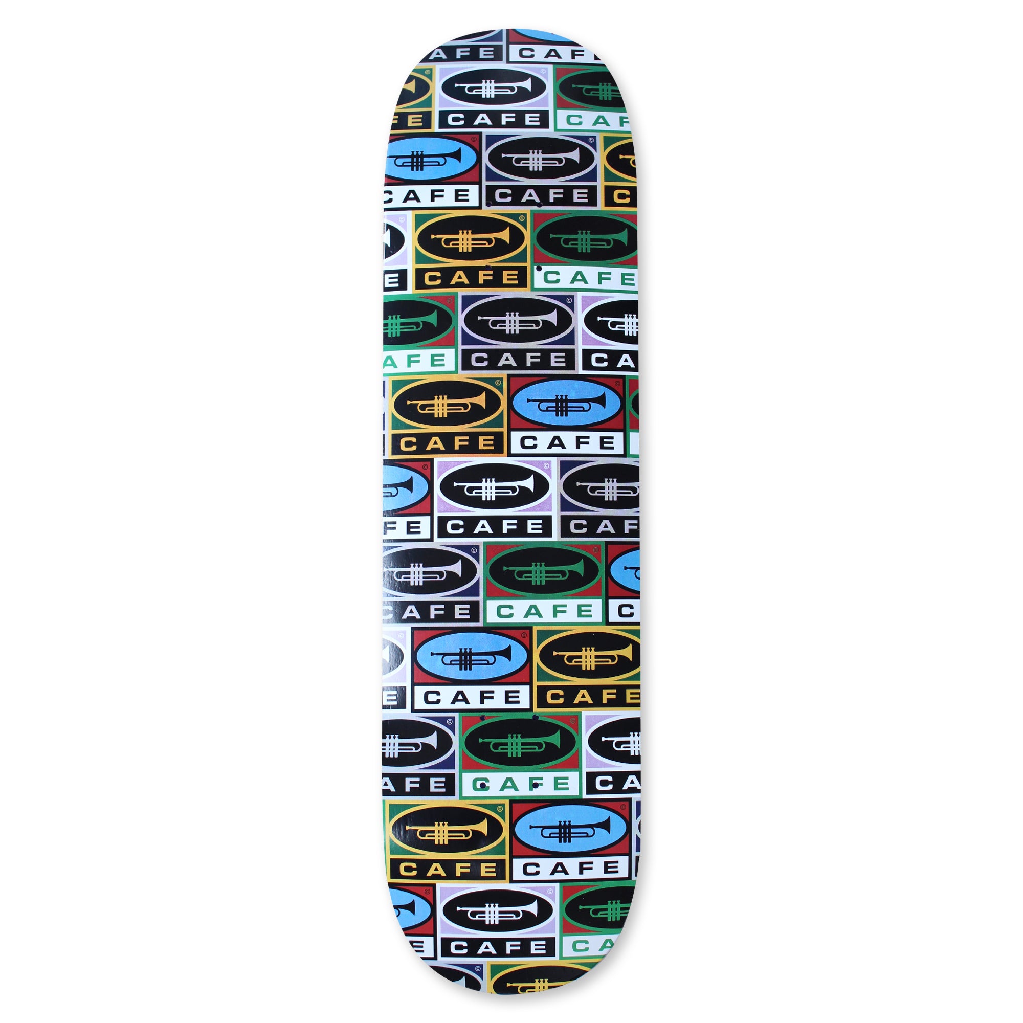 Trumpet Collage C2 Shape Deck Multi