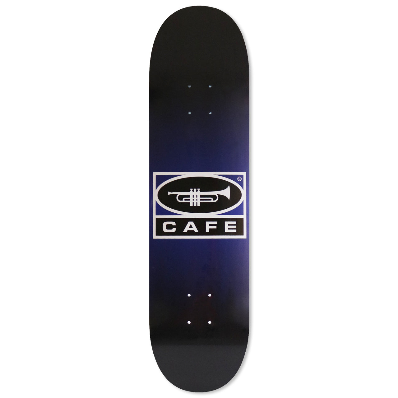 Trumpet Logo Deck - Navy/Black Fade