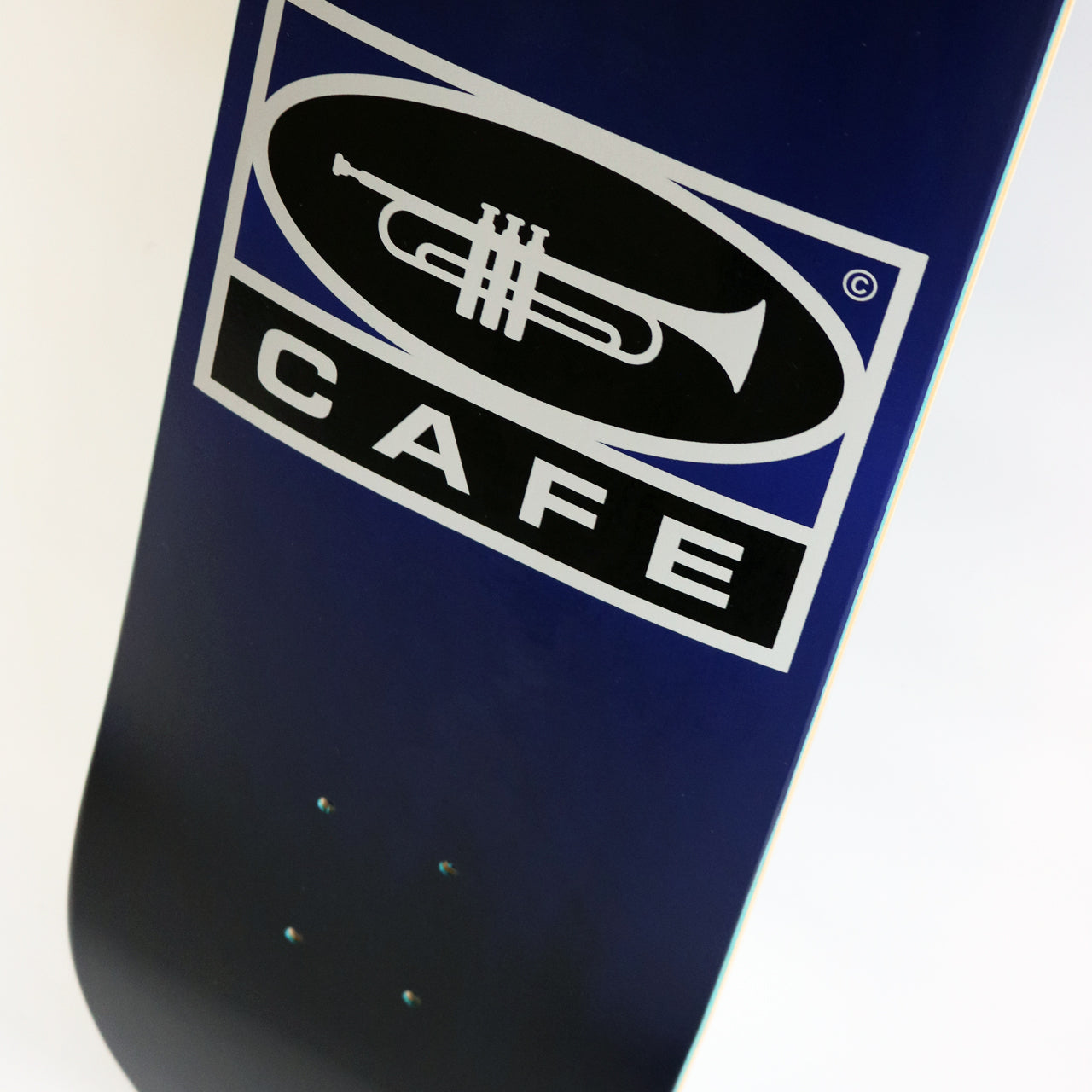 Trumpet Logo Deck - Navy/Black Fade