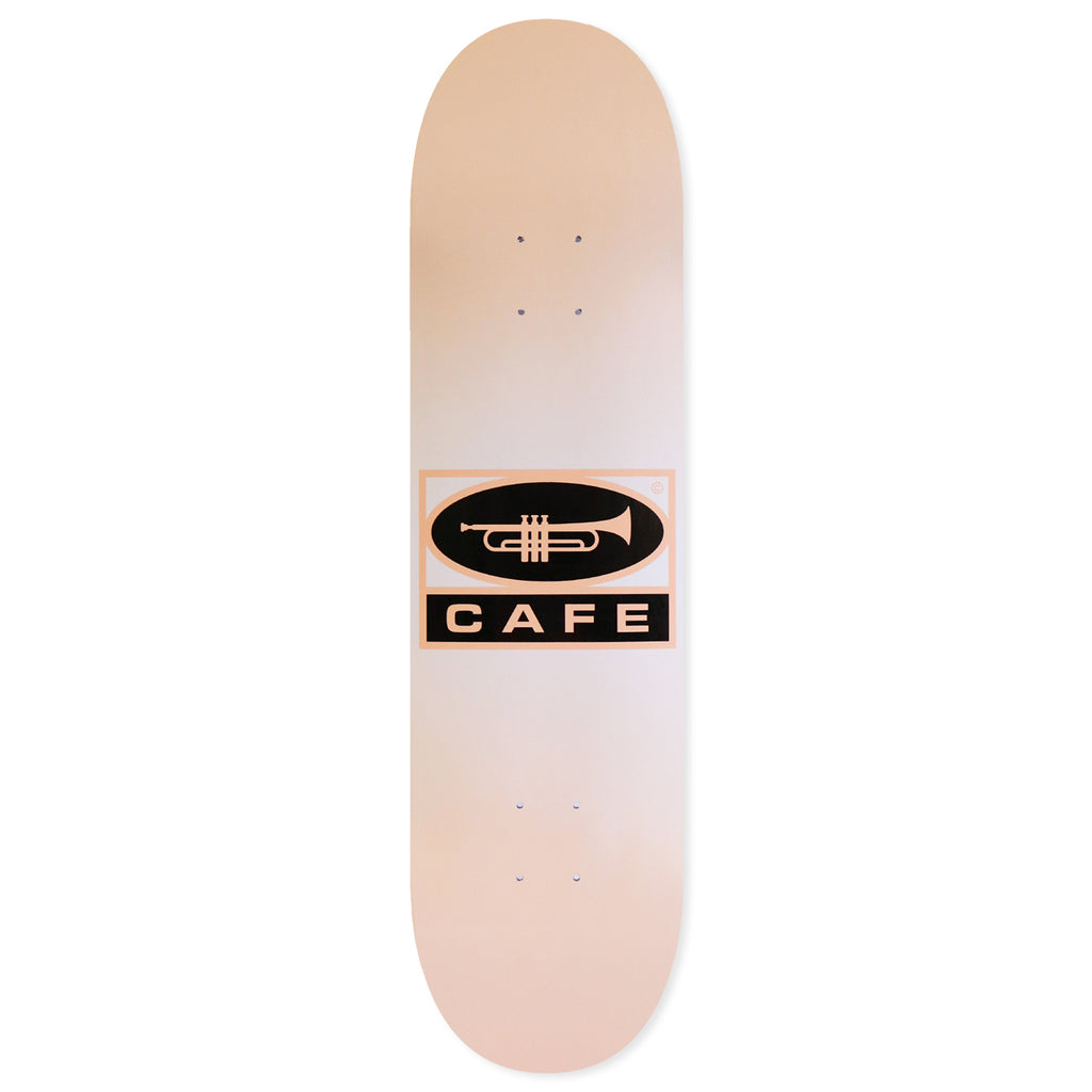 Trumpet Logo Deck - Peach/White Fade