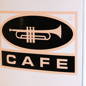 Trumpet Logo Deck - Peach/White Fade