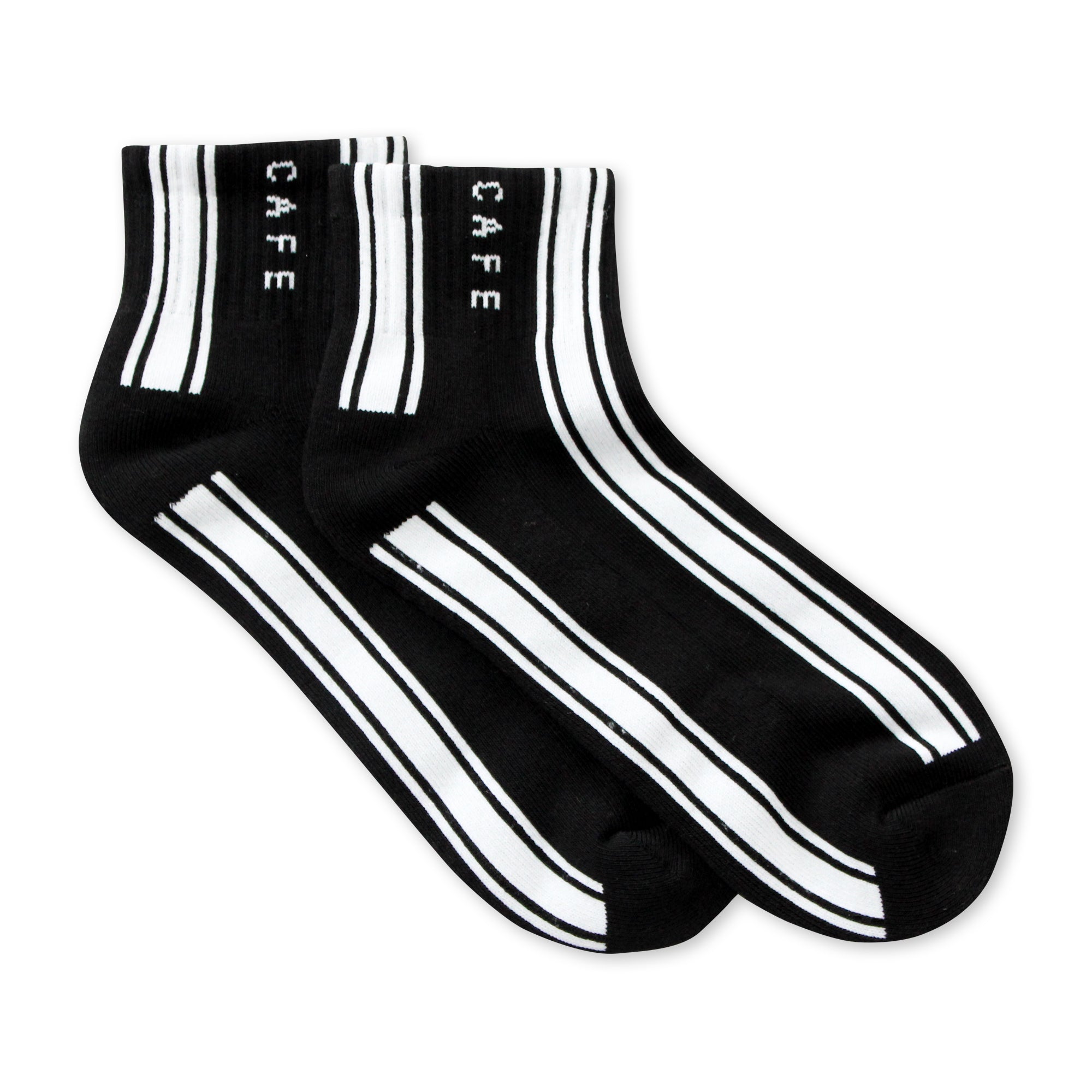 Stripe Lo Sock (Black/White)